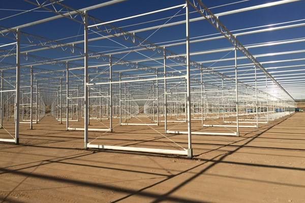 Greenhouse for growing tomatoes in Turkmenistan