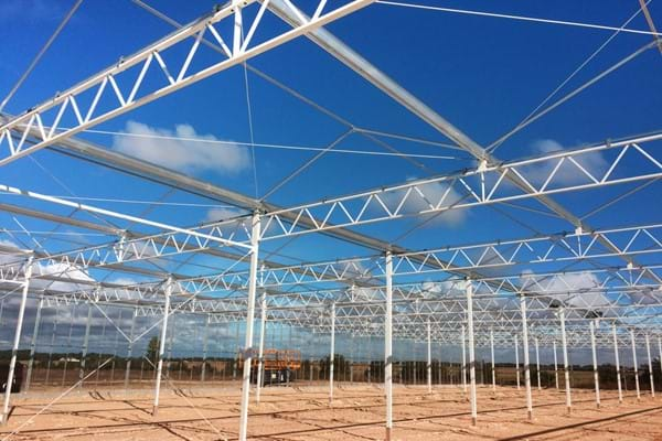 Greenhouse for young plants in France