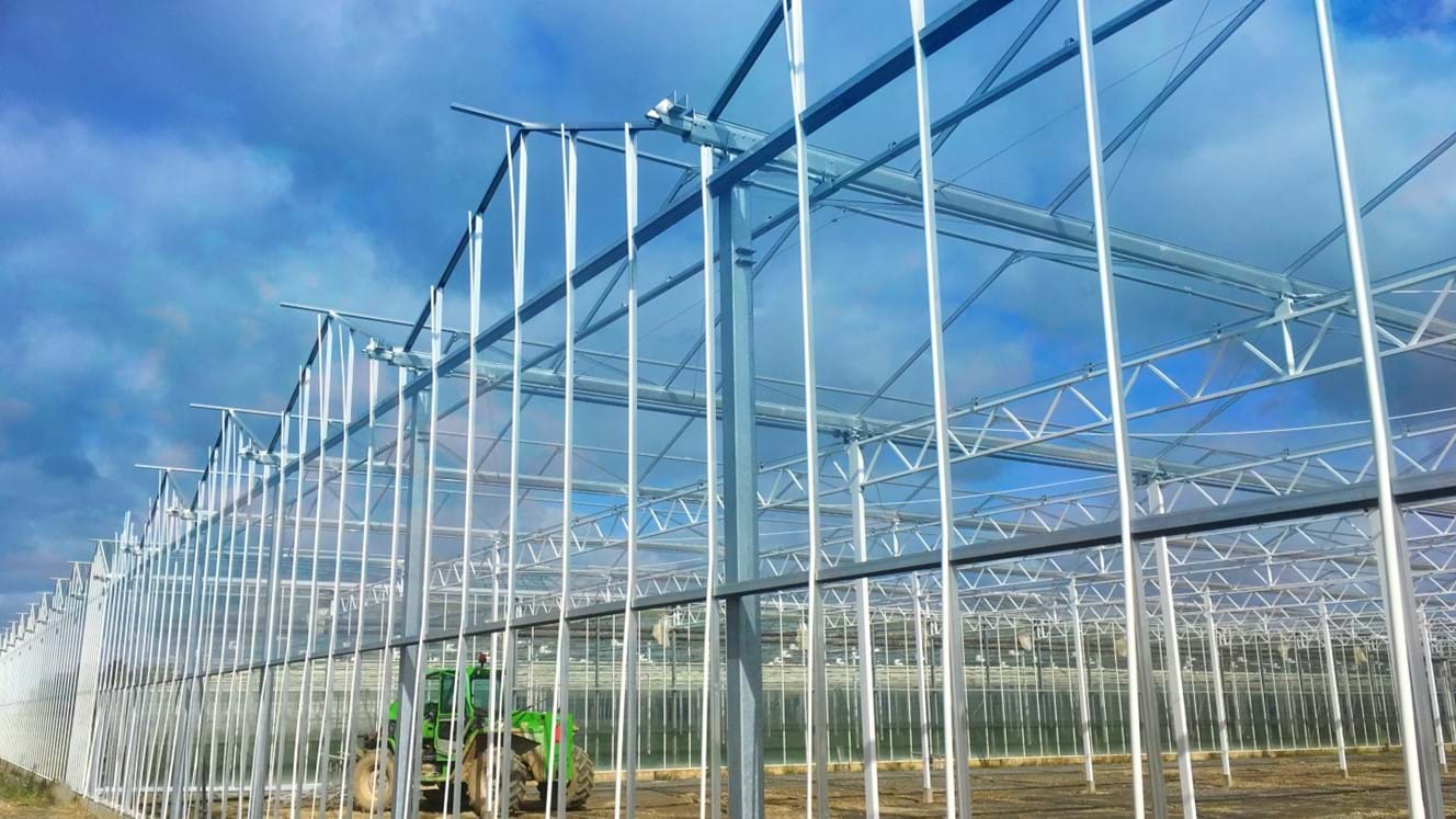 Greenhouse for young plants in France