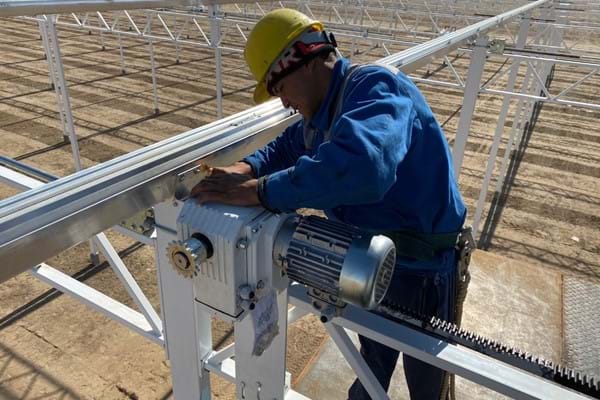 Greenhouse for growing tomatoes in Turkmenistan